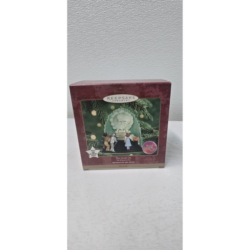 Hallmark‎ Christmas Ornament The Great Oz The Wizard of Oz Voice & Lights